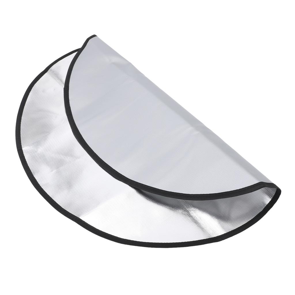 Covoraș rotund de 36 de inci pentru exterior, sub grătar, rezistent la foc, pad pentru grătar, rezistent la ulei, impermeabil, rezistent la căldură, pentru interior, covoraș pentru vatră