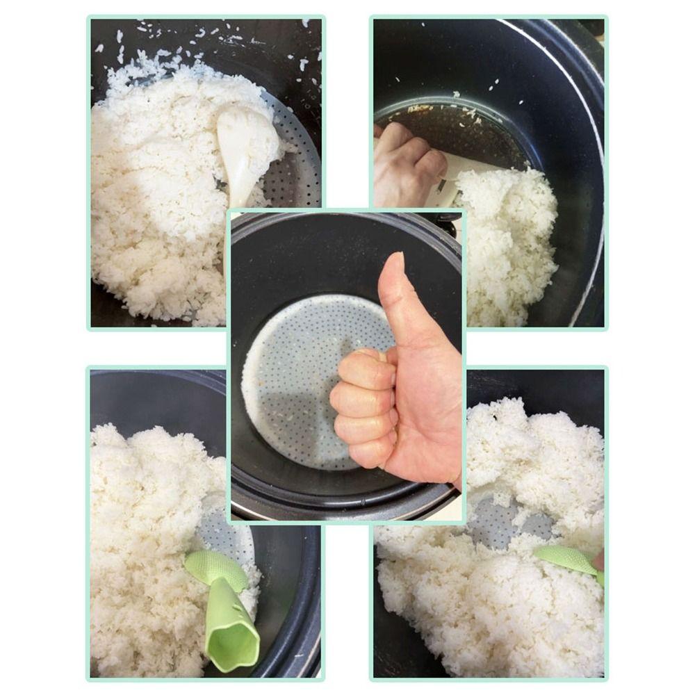 1 Pezzo Tappetino in Silicone Anti-scottatura per Cuociriso Strumenti di Cottura Pad Antiaderente Nuovi Liner in Silicone per Vapore
