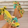 Spring and Summer New Platform Flower Beach Sandals Women