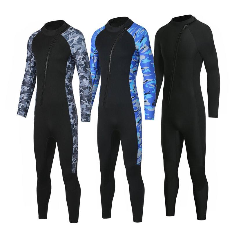 3mm Full Wetsuit Men Women Diving Snorkeling Surfing Paddleboarding Cold Water Swimming Thermal Protection