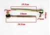 Steering Wheel Gear Rack Shaft Tie Rod Assembly Adjustable Shaft Hub Stub Axle for Go Kart Golf Cart ATV Buggy