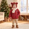 Kids Hooded Down Jacket Long Sleeve Coat for Toddler Boys and Girls