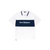 Polo T-Shirt Asia Sizing 'White Blue' Men's 5FD24203-WT