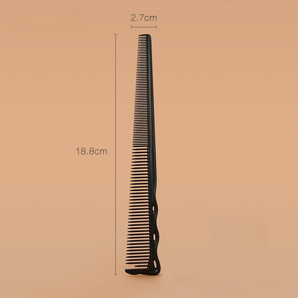 Hair Cutting Comb Plastic Cutting Hair Combing Hair Shop Professional Hairdressing Comb Double-headed Comb Tooth Dense Comb