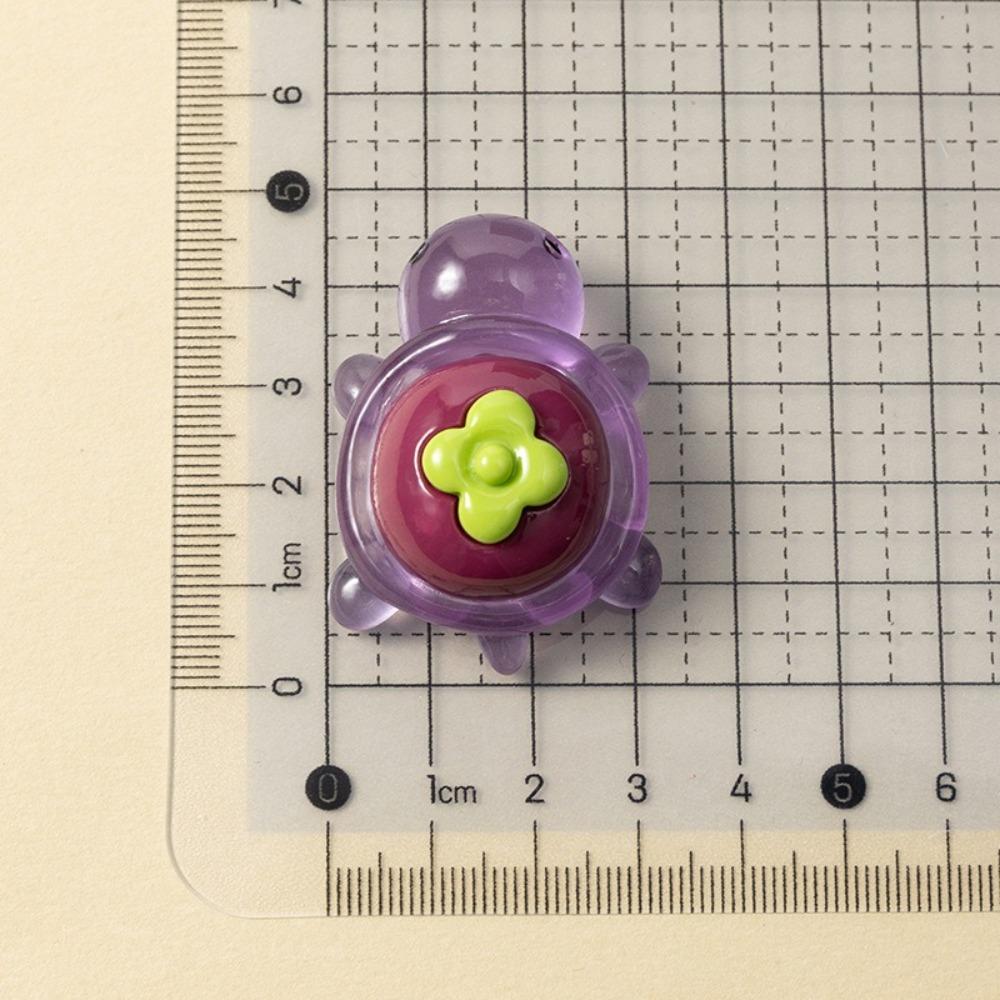 10pcs Set Creative Cartoon Mini Turtle Glow-in-the-dark Resin Figurines Toy Colorful Cute Design Desktop Ornament Home Decor