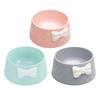 Cat Bowl Feeding Dishes Stable Novelty Anti Slip, Bow Tie Decorated, Pet Feeder Water Cats for