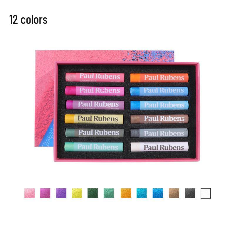Rubens Washable Oil Pastels for Children: Soft Crayons in 24, 36 Heavy, and 48 Macaron Colors