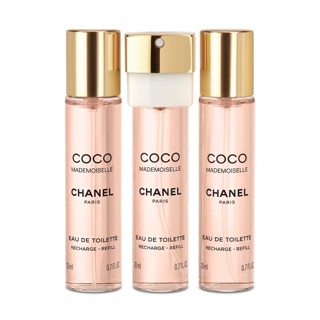Chanel Coco Mademoiselle Eau De Toilette Travel Size 20ml*3