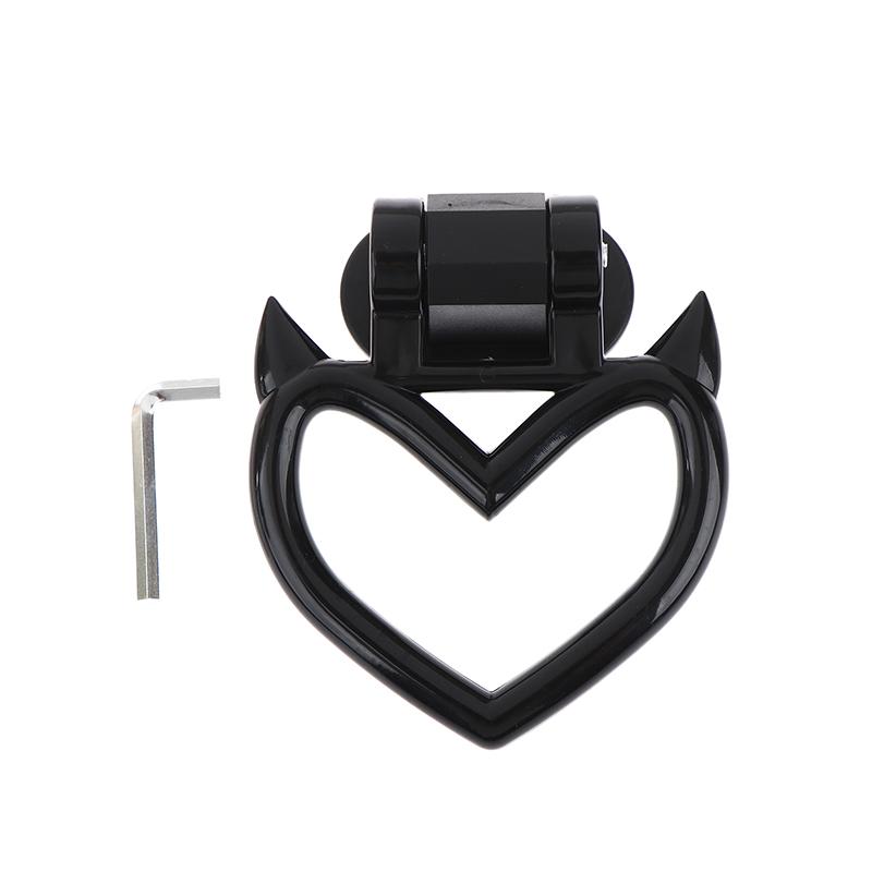 1Pc Tow Rope Horn Shape Ring Car Tow Decoration Belt Train Bus Handle Hand Strap Drift Charm Strap Tow Hook Car Styling