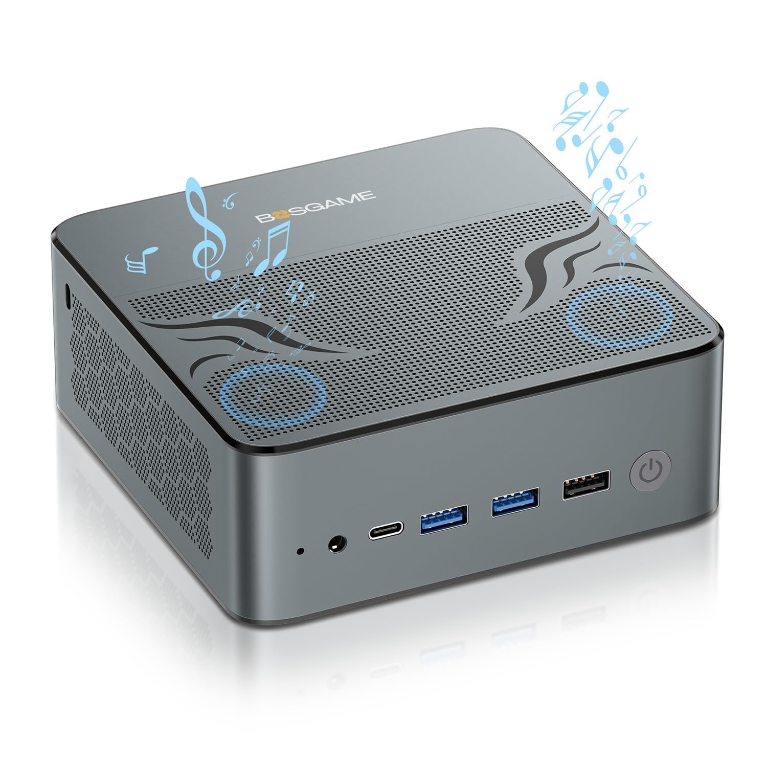 

Міні-ПК BOSGAME Ryzen 7 7840HS 32 ГБ DDR5 5600 МГц 1 ТБ NVMe PCIe SSD Міні-ПК Windows 11 Radeon 780M RYZEN AI Engine 6E HDMI DP Dual LAN VC Vapor Chamber