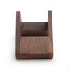 Wooden Coasters with Holder, Set of 6,Square ,9cm,for Drinks, Coffee,