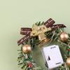 1 stk 1:12 1/6 dukkehus miniatyr mini julekrans med lys modell dukkehus dekor tilbehør