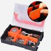 Small Parts Stackable Organizer Case Electronic Component Storage Divided Box Workshop Easy Transport Nonslip Tool Storage Box