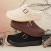 Proworldcup Pwx Noble Sheepskin Velcro Outdoor Unisex Fur Slippers