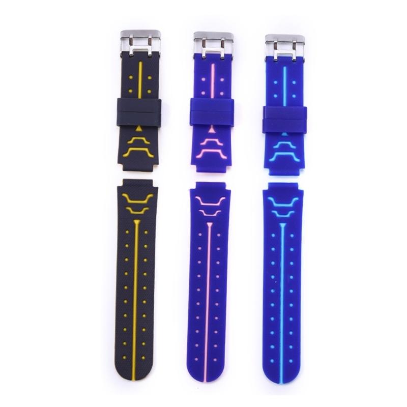 Children Watch Strap 16mm Width Watch Belt Child Watch Belt Replacement Two Color Watch Attachment for Boy & Girls