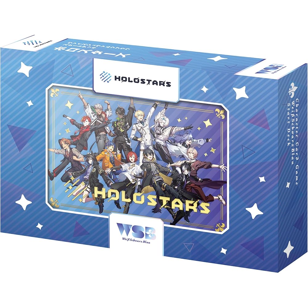 Weiss Schwarz Blau Start Deck Holostars Trading Card Game Deck