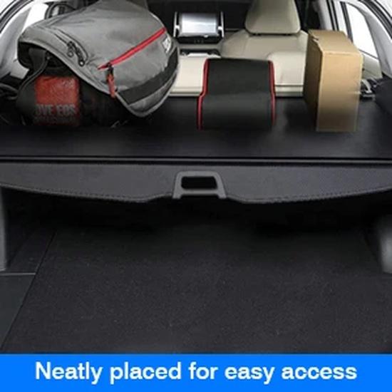 Bâche de coffre arrière rétractable pour Toyota 4Runner 2010-2023 2024 Cache-bagages rétractable Pare-soleil de protection de coffre pour accessoires 4Runner Cargo L