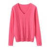 Spring Knitted Sweater, Pullover, V-neck Base Layer, Plush Sweater for Women