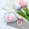 Pink Bunny Apple Wireless Bluetooth Headset Protective Case Transparent for AirPods Pro/1st Generation