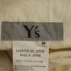 Unused Y's Washer Processing Boot Cut Pants S Ivory Youji Yamamoto Women Used