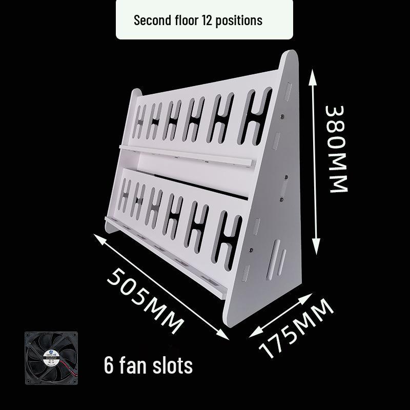 Stüdyo Çok Açılı Şarj Standı: Dikey Çoklu Telefon Tutucu ve Çok Katlı Raf