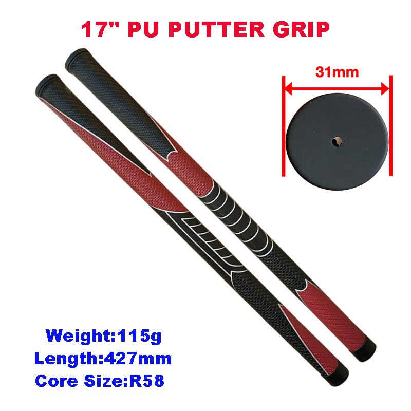 Customizable 17-Inch Golf Belly Putter Grip with Logo