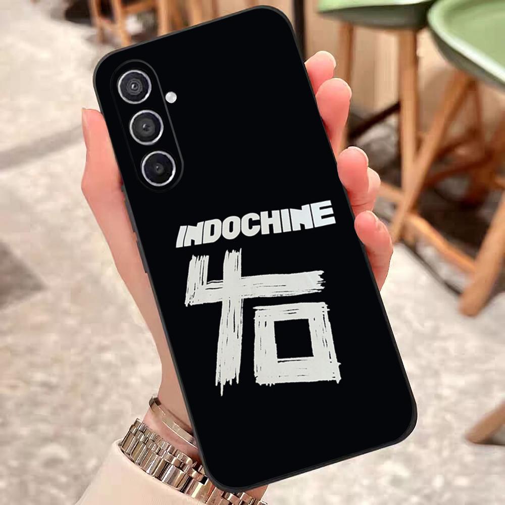 Band Indochine Phone Case For Samsung S25 Edge 24 23 22 21 20 Ultra Plus Fe Galaxy A54 53 34 25 16 Silicon Cover
