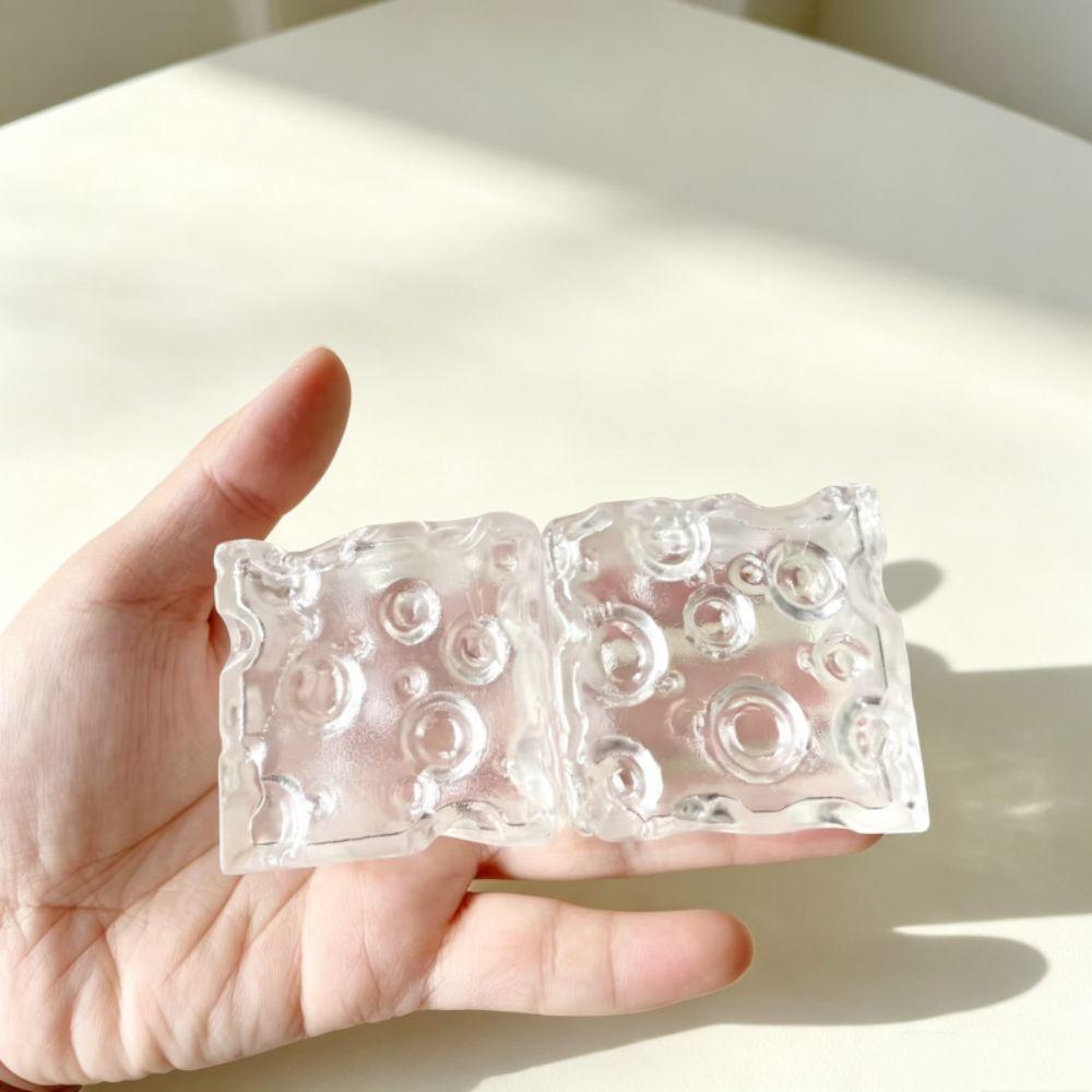 Transparent DIY Empty Ball Skin Cheese Handmade Ball Skin Creative DIY Pressure Ball Kit  Kids Toy