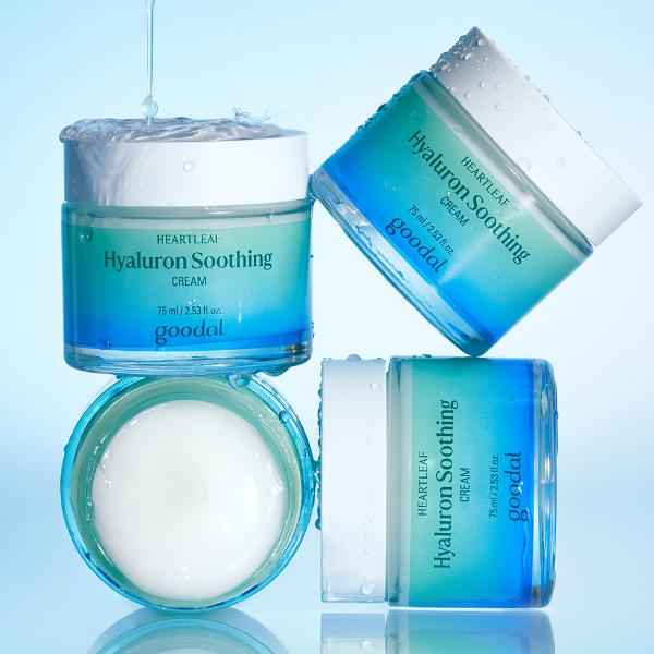 Goodal Heartleaf Hyaluron Soothing Cream 75ml (25AD) (3 Options)