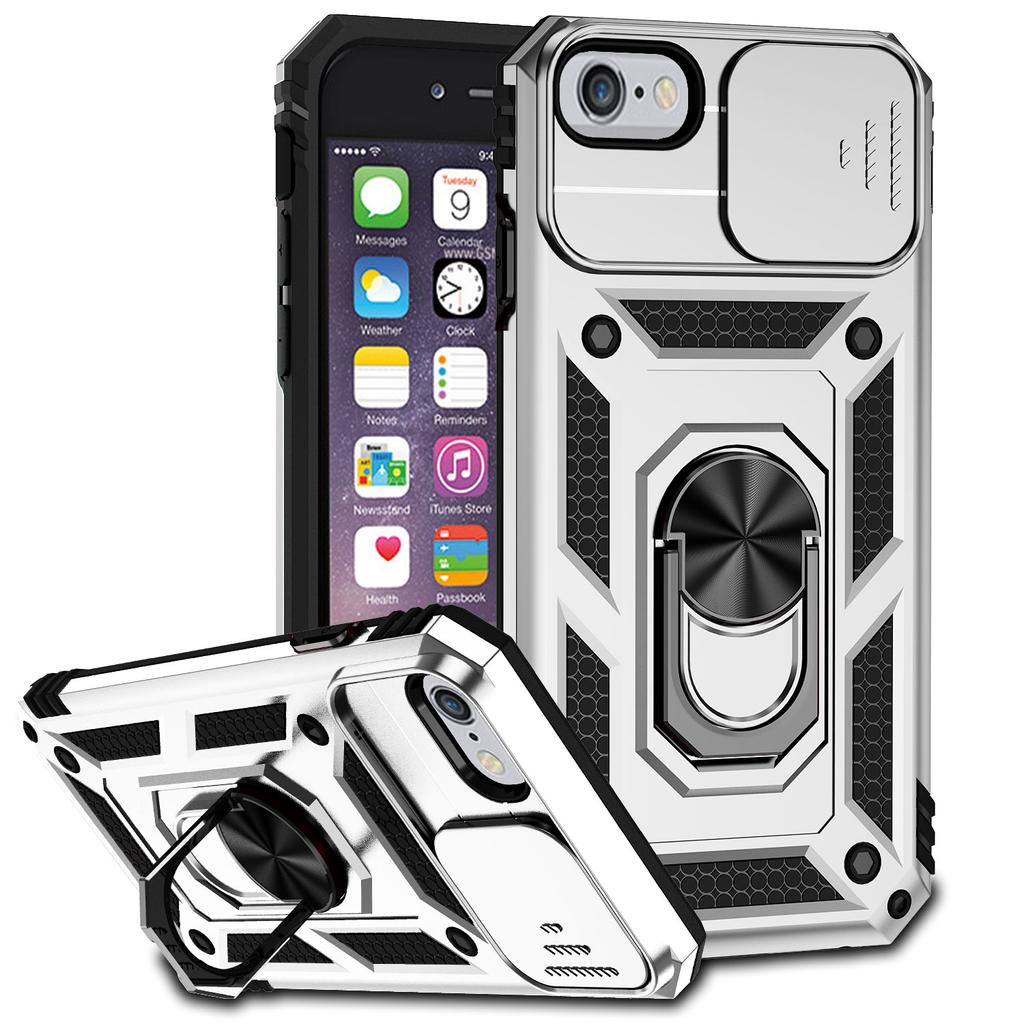 Do etui iPhone SE iPhone SE 2020 2022 2023 Fundas Coque Slide Lens Magnet Ring Holder Back Case Do iPhone 6 7 8