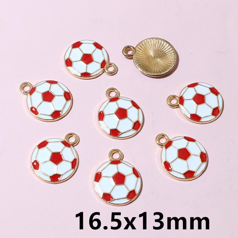 20pcs 14.5x12mm Enamel Double Side Heart Charms Pendant DIY Jewelry Making Accessories Findings for Bracelet Earrings Keychains