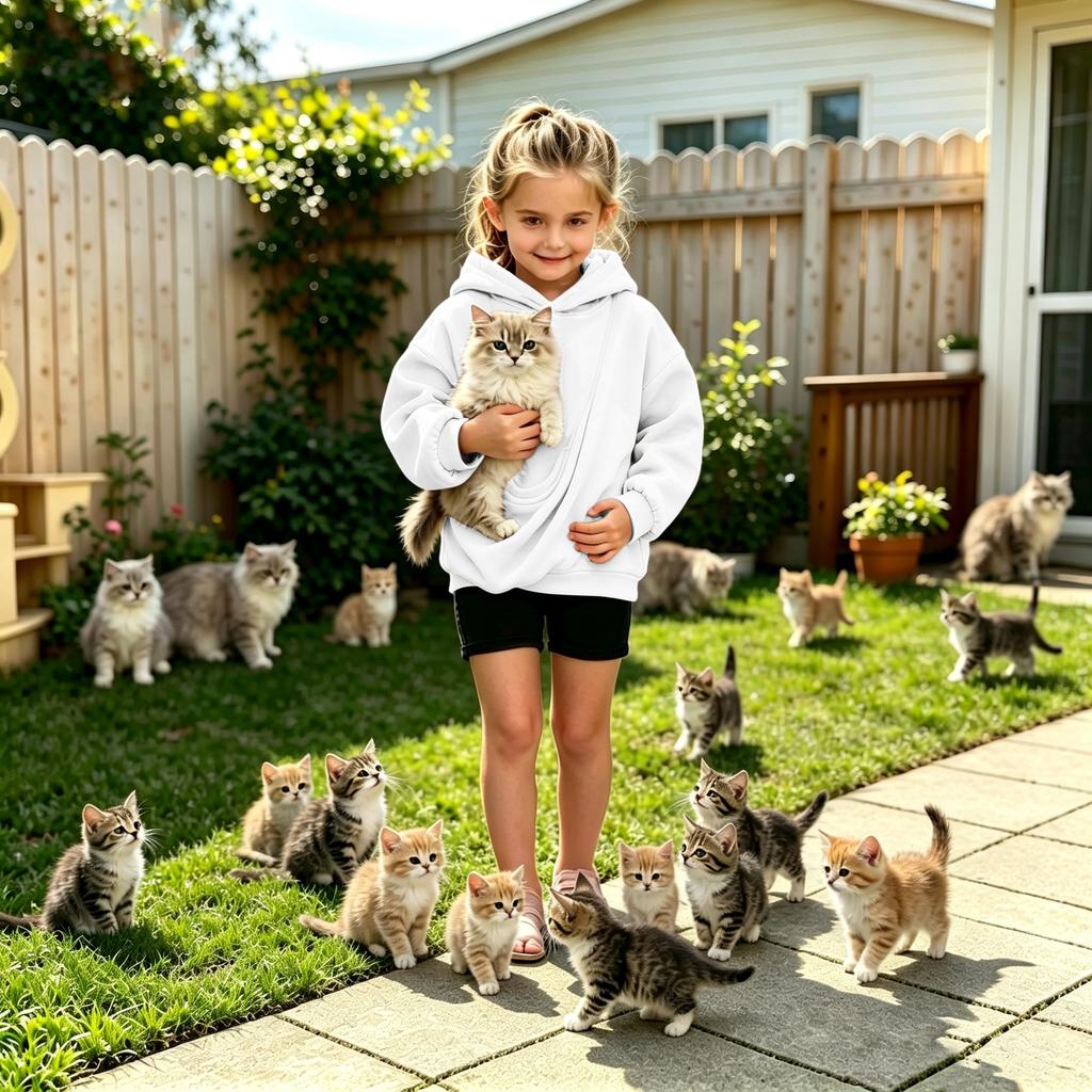 Sudadera con capucha de manga larga para niños y niñas, informal, cómoda, para otoño e invierno, sudadera con capucha sin cierre