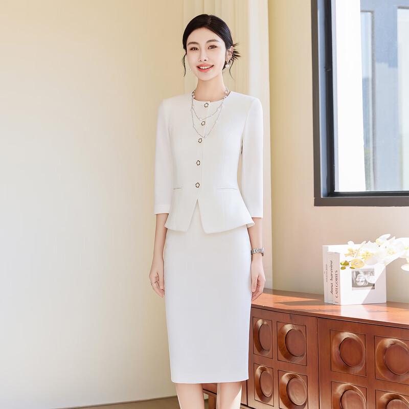 Women's Chic Summer Professional Suit Skirt Set