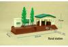 Electric Train Model Toy Track Set: Railway Crossing, Tunnel, and Bridge Accessories for Simulation and Sand Table Scenes