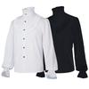Men Kids Shirt Vintage Overcoat Medieval Renaissance Victorian Costume