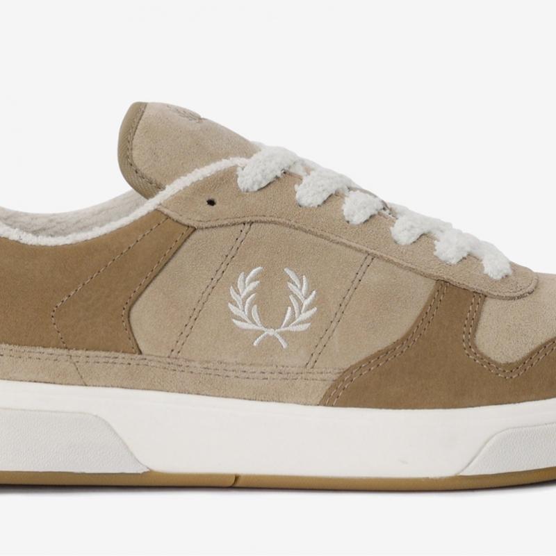 Fred Perry Beige B300 Sneaker Sfpm2438322 W24