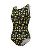 Akuatika Women'S Mid-Cut Indoor Swimsuit Aqa1665 Standard Goggles Pouch Nose Clip 7-Piece Set