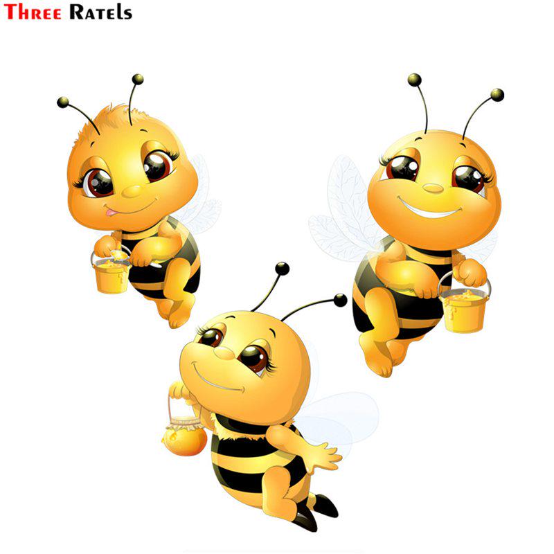 

FTC 666 # красивая милая маленькая пчелка ПВХ водонепроницаемый стены спальни мотоцикл автомобиль