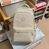 Schoolbag Large capacity class Commuter travel School bag Niche Korean female high school students Versatile simple casual lightweight backpack