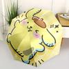 1pc Cute Yellow Cat with BeretUmbrella with Plastic Handle,Suitable for All Seasons Home Travel Outdoor UmbrellaSanlio143