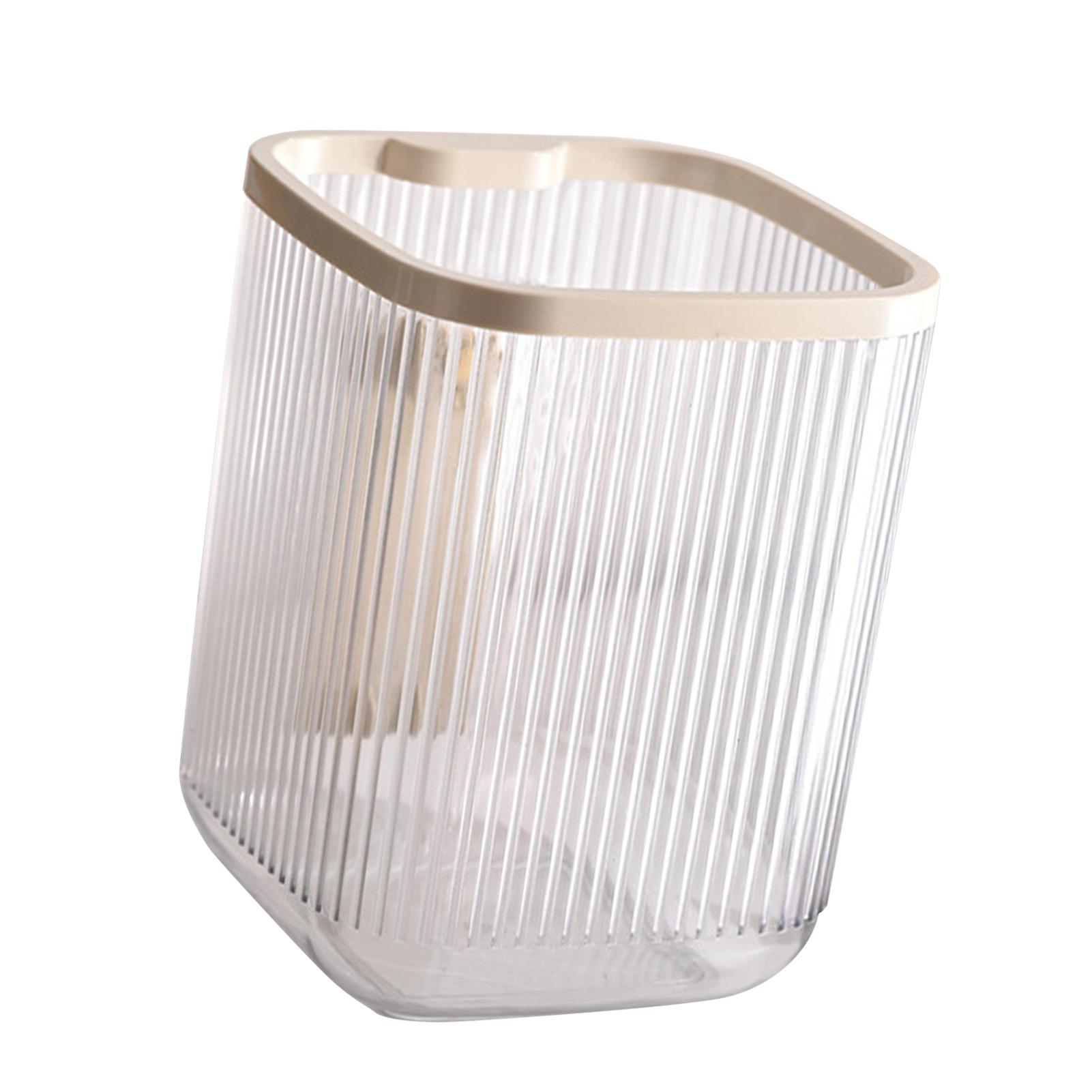 

Desktop Trash Can Multi Functional Plastic Garage Bin for Bedside Desk Table