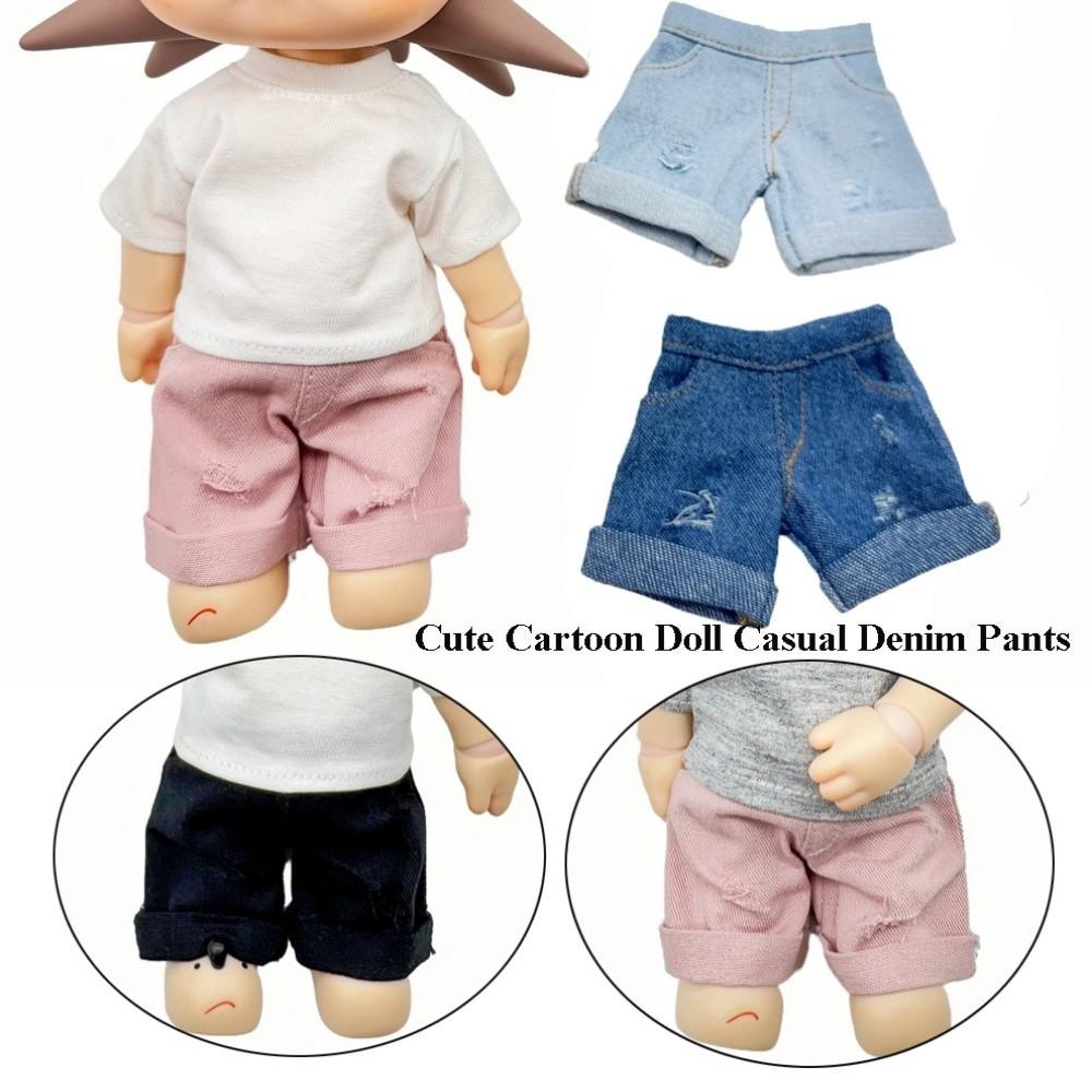 Süße lässige Jeanshose Mehrfarbig Puppe Zerrissene Jeanshose Neue Puppenkleidung Für 1/8 Puppen