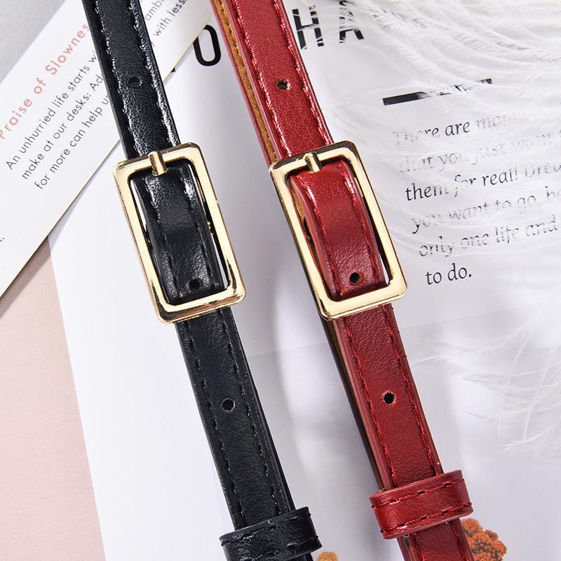 Small Belt Women'S Pin Buckle Simple Thin Belt Women'S Decoration With Dress Sweater Jeans Belt