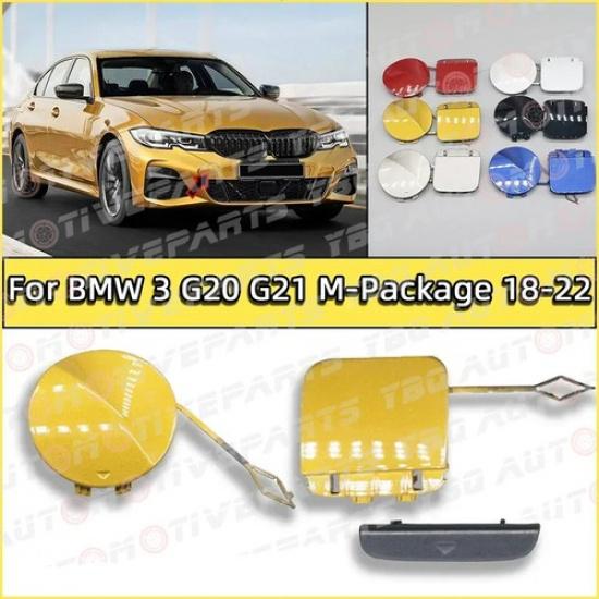 Front Rear Bumper Tow Hook Cover For BMW 3 G20 G21 M-Sport 2018 -