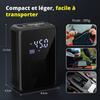 Oasser Wireless Car Tyre Inflator 4000mAh Mini Portable Air Compressor 150PSI (10.3Bar) Fast Inflation Cylinder 17mm Type-C USB Char