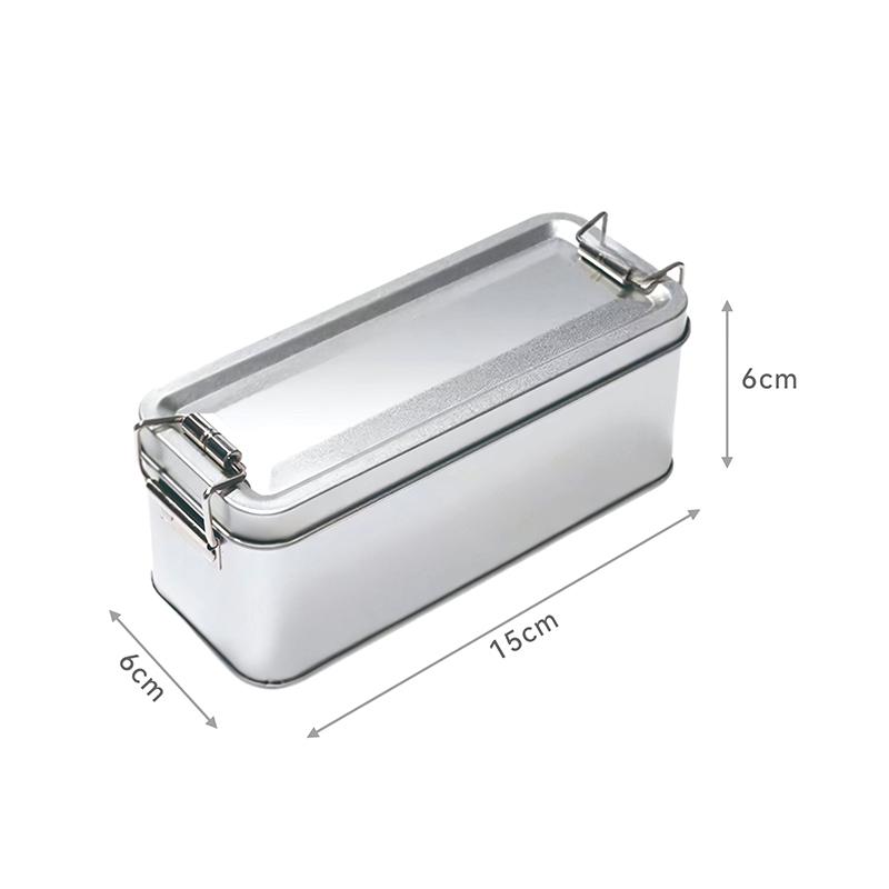 

Прямоугольная жестяная коробка для печенья с крышкой, пылезащитная домашняя кухонная настольная банка для хранения конфет, кофе, чая, ювелирных изделий, шоколада S