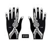 2025 Neues Professionelles Henna Schablone Temporäres Handtattoo Körperkunst Aufkleber Vorlage Hochzeit Werkzeug Blume Tattoo Schablone