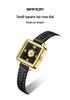 Sanda Women's Retro Waterproof Quartz Watch - Small Square Elegant Rose Dial