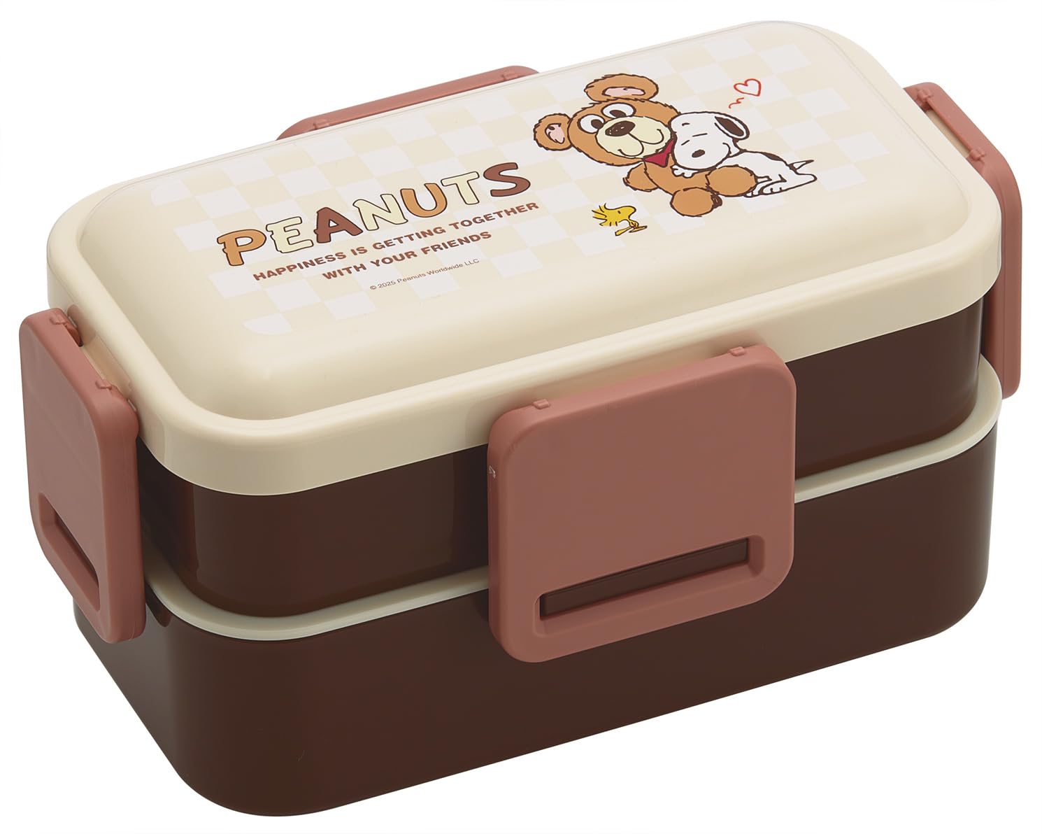 

Skater Bento Fluffy 2 Made in Snoopy and Bear Box, Serving, Tiers, 600ml, Japan, Design, PFLW4-A