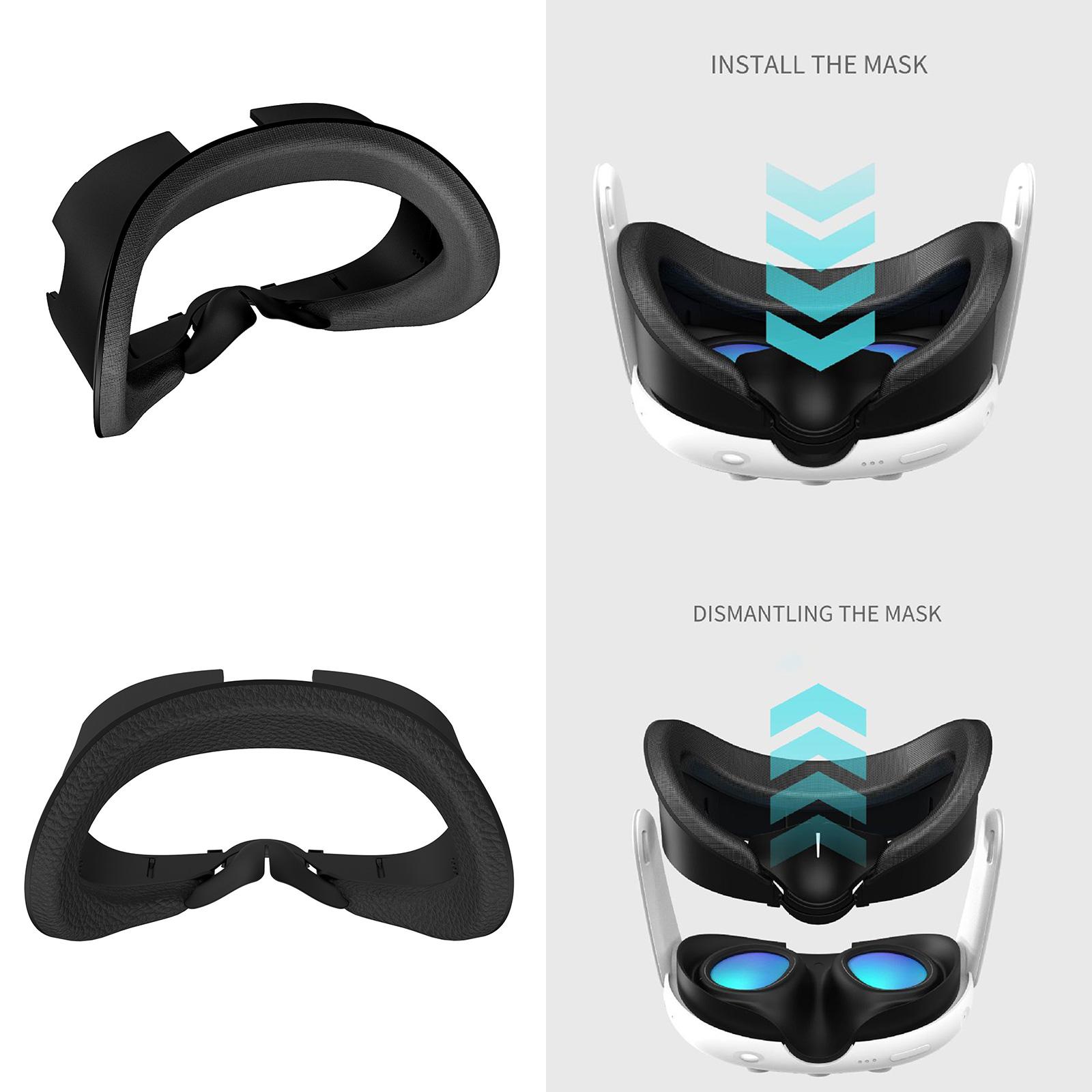 

Упругий VR Face Vent Soft Interface Bracket Anti Leaking Light Sponge Ice Silk Face Cover для VR-гарнитуры A